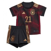 Germany Ilkay Gundogan #21 Replica Away Minikit World Cup 2022 Short Sleeve (+ pants)